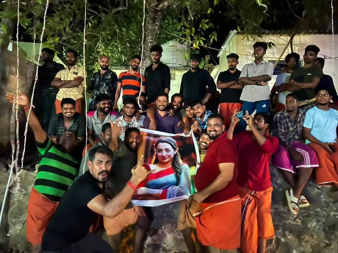 A fan club emerged in Kanyakumari for @trishtrashers . I'm not sure whether it is first ever or one among. But one thing i can assure that she deserves the respect.