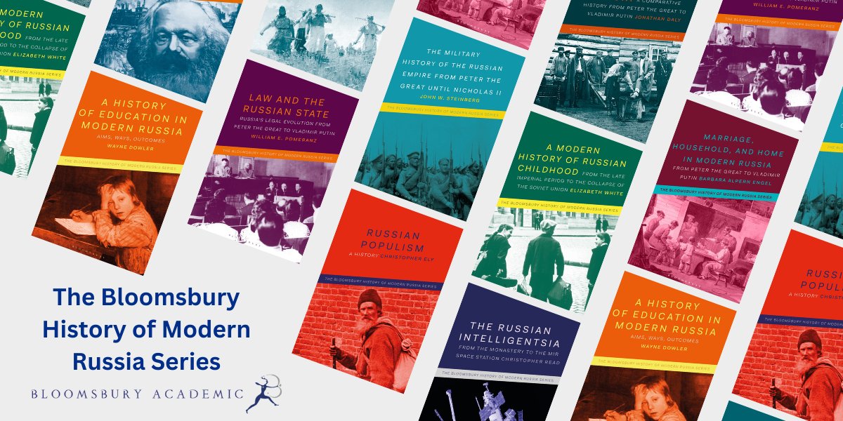 The Bloomsbury History of Modern Russia Series offers readers the latest views on aspects of the modern history of what has been & remains one of the most powerful & important countries in the world. Explore the series here 📚 bit.ly/4abMHo9 #basees2024