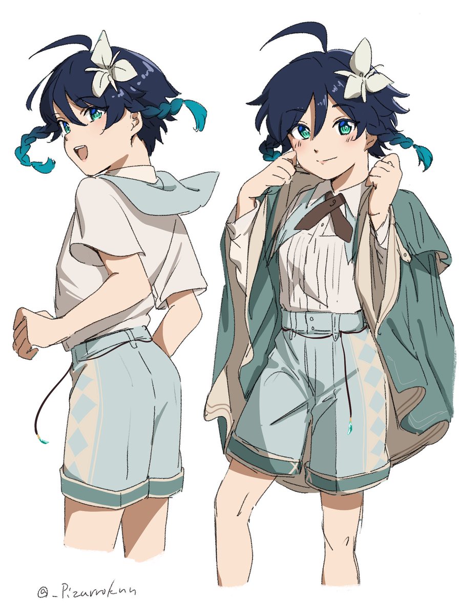 かわいい服みつけて久々の衝動描きウェンテｨ…