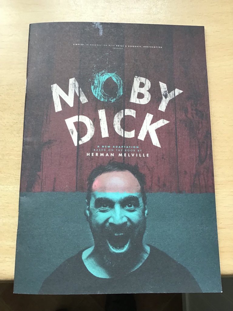 Brilliant first night of #MobyDick at @RoyalDerngate. Excellent adaptation of the epic novel, terrific cast including musicians, superb staging and sound. Congratulations to all, especially @JesseJones_TWE Go if you can! @NorthampnEvents