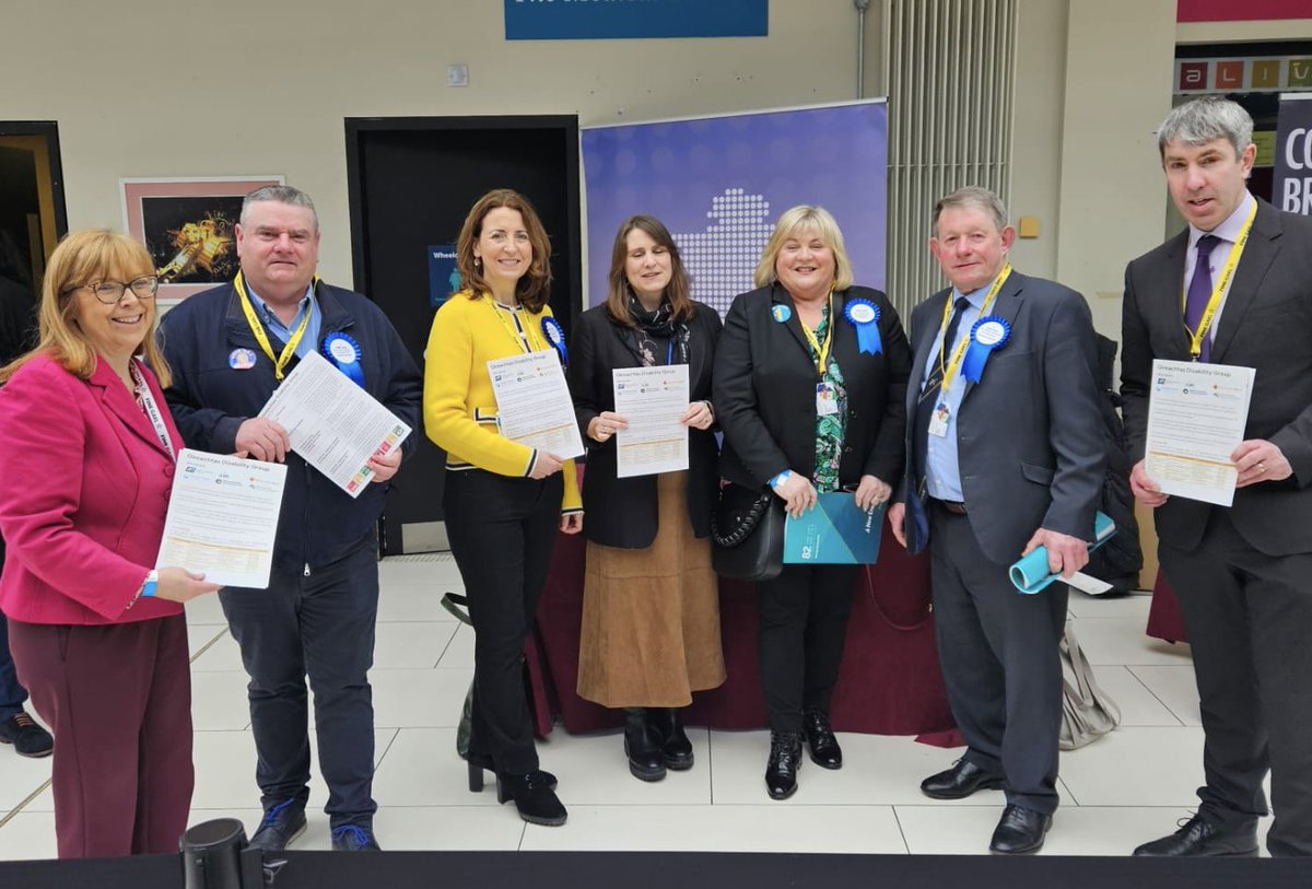 We’re here at the @FineGael Ard Fheis in Galway today, alongside colleagues from across the disability sector, meeting councillors, TDs and party members, making sure that disability is firmly on the agenda.