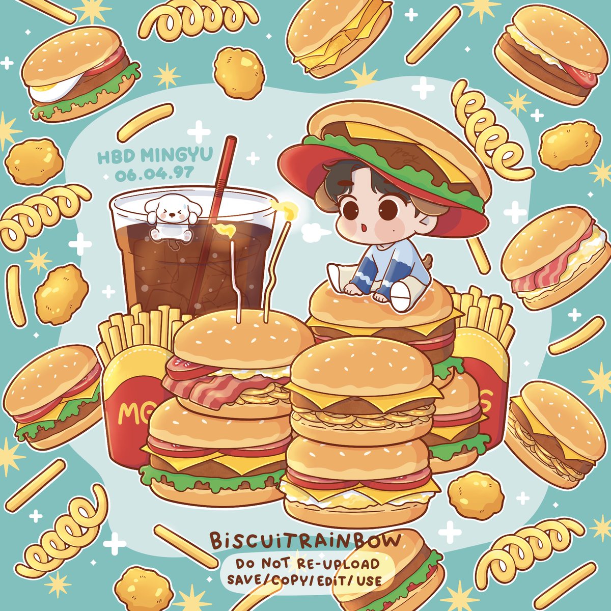 _biscuitrainbow's tweet photo. HAPPY MINGYU DAY 🐶🍔🍟
#4월에_피어난_민규라는행복
#BrighterOnMINGYUDay
#MINGYU #민규 https://t.co/2Ktjo7nqiv