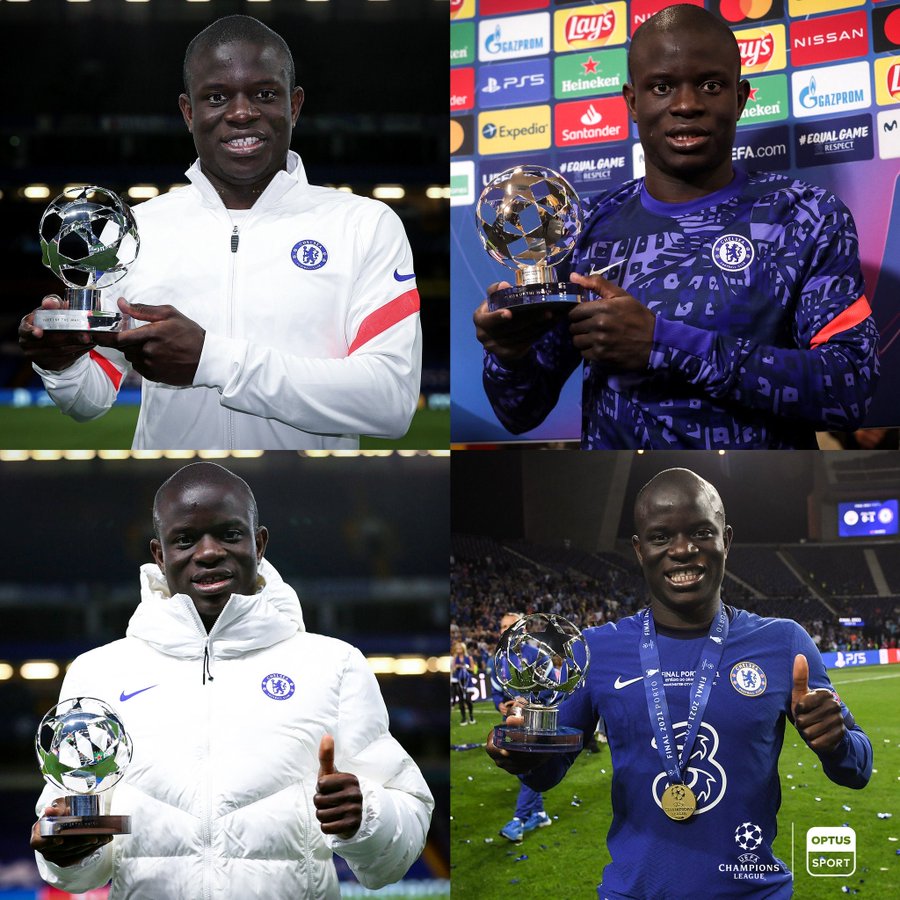 In all these, nothing annoys me more than the statement 'he won Chelsea the ucl' Are you people mad? Kante did not win all these Potm to be disrespected this way😒