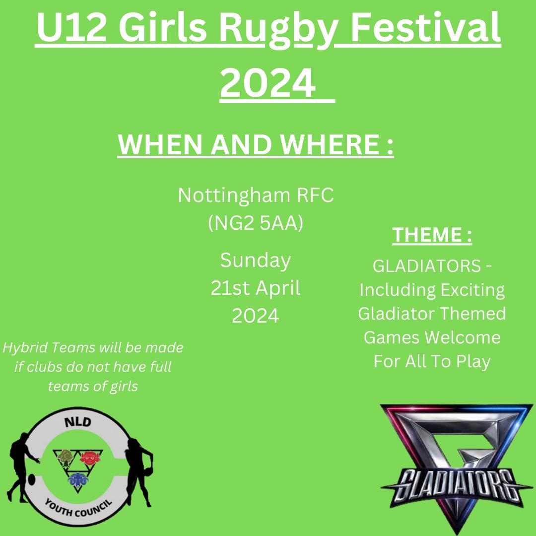 An open festival for U12 Girls' teams. Details and entry form at nldrfu.co.uk/2024/03/26/u12…