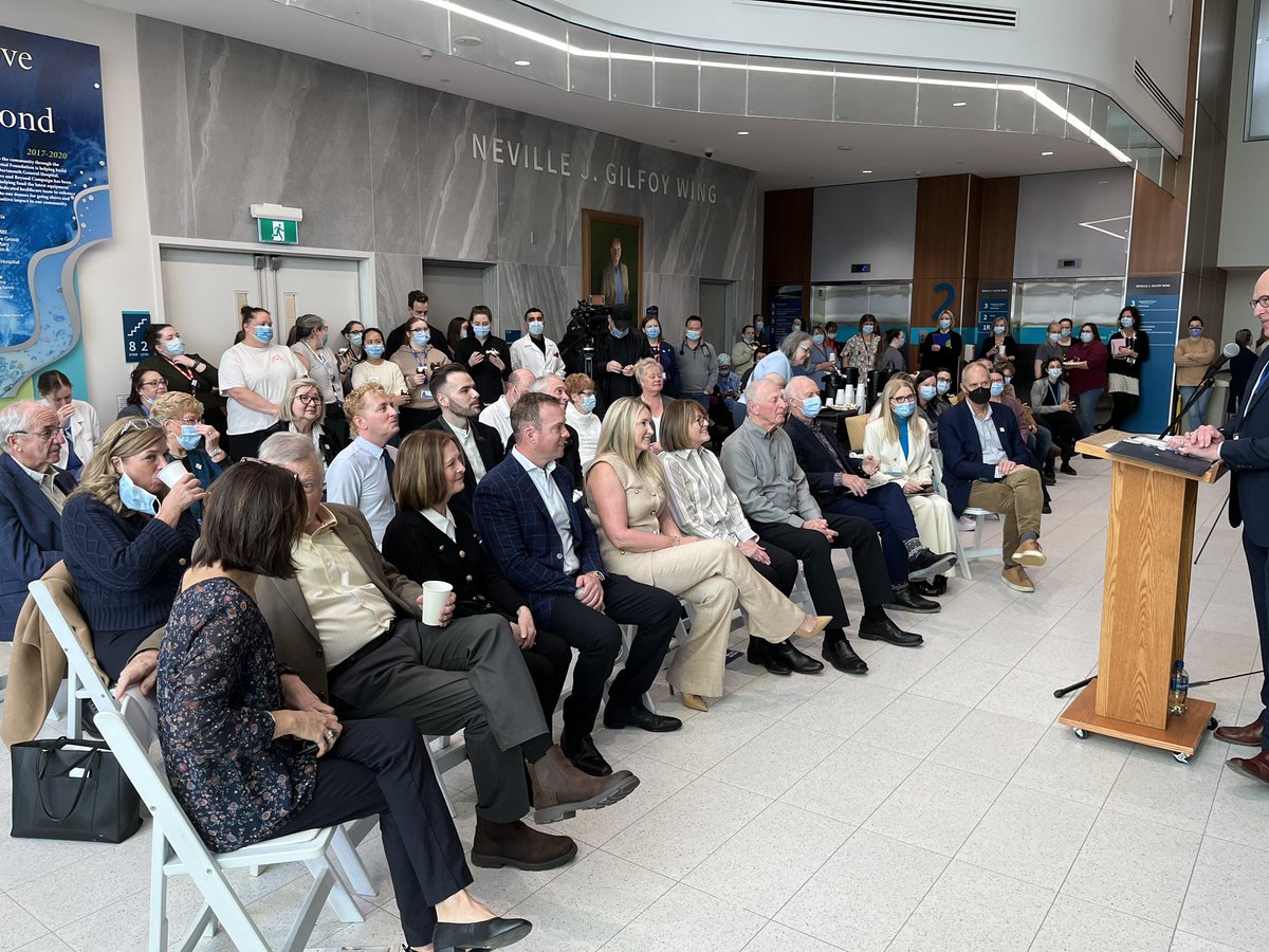 What a day! An incredible investment for our healthcare heroes yesterday- Thanks to Roger & Lindsey King for their $500,000 donation to reimagine our dining space with the new Roger and Lindsey King Dining Hall and Lounge ❤️@DGHfoundation @HealthNS a place to recharge and refuel