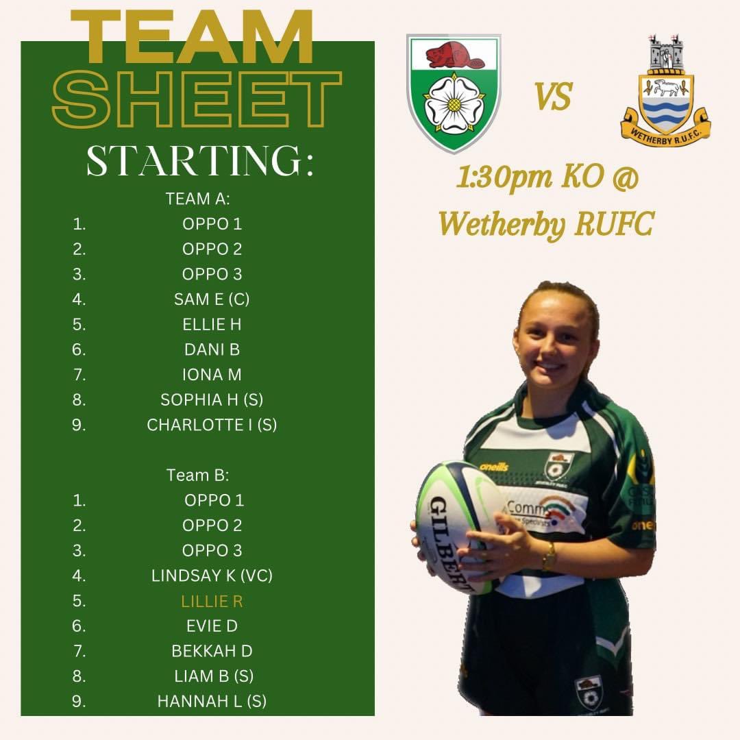 We bring an end to our Counties 1 Yorkshire season today with a triple header at <a href="/wetherbyrufc/">Wetherby RUFC</a> 🚌

Our men’s 1sts and 2nds and our women’s are all in action. 🏉🦫💚