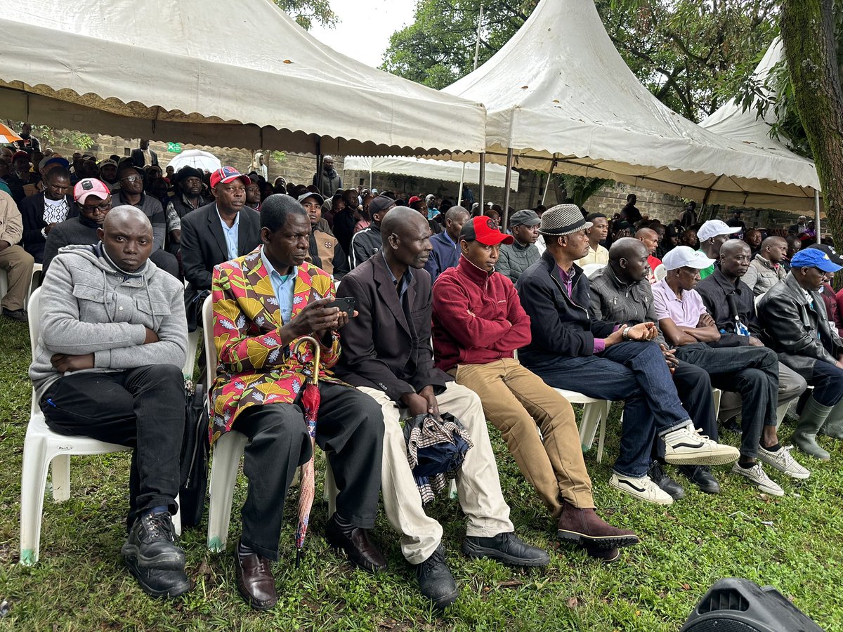 COTU (K) Secretary General, Dr. Francis Atwoli, today, addresses Shopstewards from Affiliated unions ok the preparation towards the 1st May Labour Day. He called upon the Kenyan workers to turn up in numbers during the celebrations at Uhuru Gardens.