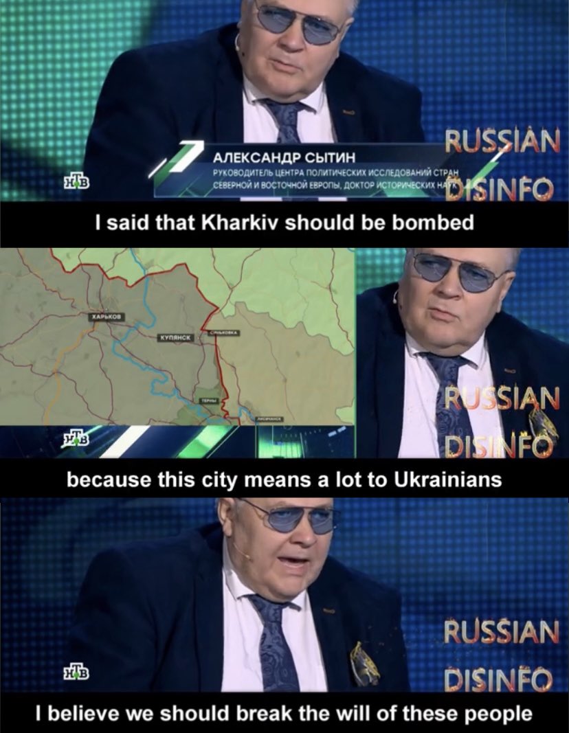 reshetz's tweet photo. Casual speech on russian state tv https://t.co/7chNGV1hEs