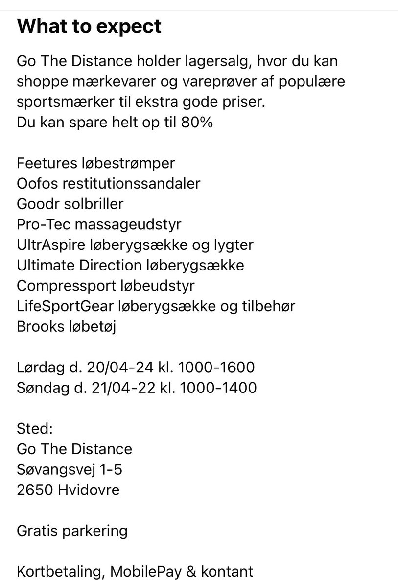karinawiuff's tweet photo. #twrundk 📣
Der er snart lagersalg med sportstøj og gear!
Skal advare om, at de plejer at have gode sager på det lagersalg 💸😉 https://t.co/YKs3AsDkwU