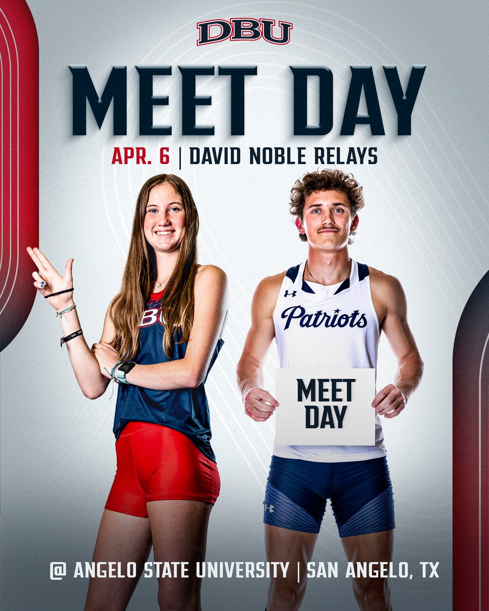 DBUXCTF's tweet image. IT’S MEET DAY!!!

🏟️ Angelo State University — San Angelo Stadium
📍San Angelo, Texas
🏅live.ntxtiming.com/meets/576440

#grouphunt | #champions4Christ