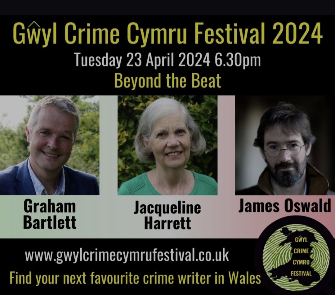 As part of our FREE ONLINE crime fiction festival on Tuesday 23 April. We have a rather wonderful panel. EVENT 9 : BEYOND THE BEAT 18.30 – 19.30 @DIMandyWilde @SirBenfro @gbpoliceadvisor Click the link for your FREE ticket ticketsource.co.uk/gwylcrimecymru…