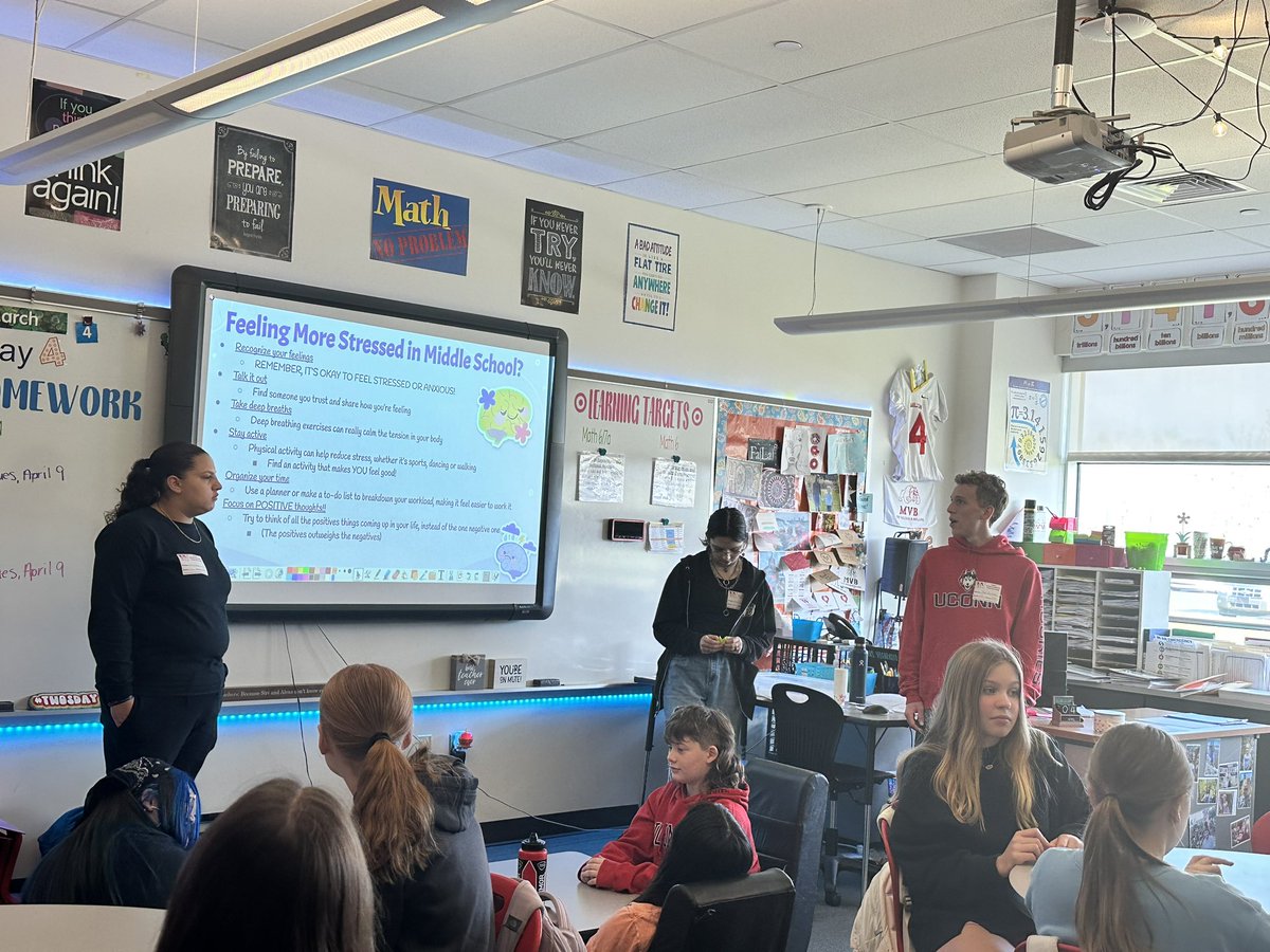 MrsViscariello's tweet image. Thank you to the @WilsonHS Mental Health Council for talking with our 6th graders about Mental Health. @CRada_WWMS @ChrisTrickett24 @WilsonSchlDist