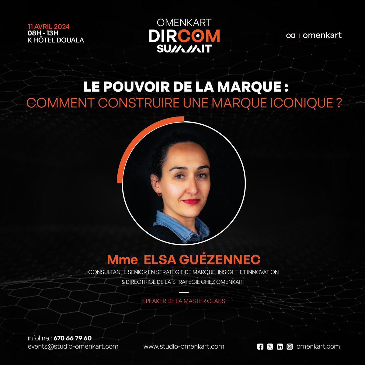 omenkart's tweet photo. Mme Elsa Guézennec Kabiwaleu, Directrice de la Stratégie d’Omenkart.
Avec plus de 13 années d’expériences en agences internationales, Mme Elsa Guézennec est une experte en stratégie de marque, insight consommateur, innovation et RSE. https://t.co/uH6xzmNDnh