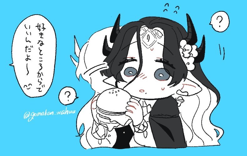 ヴァラルクビンさんのらくがき
まだ身長ネタを引きずってる 