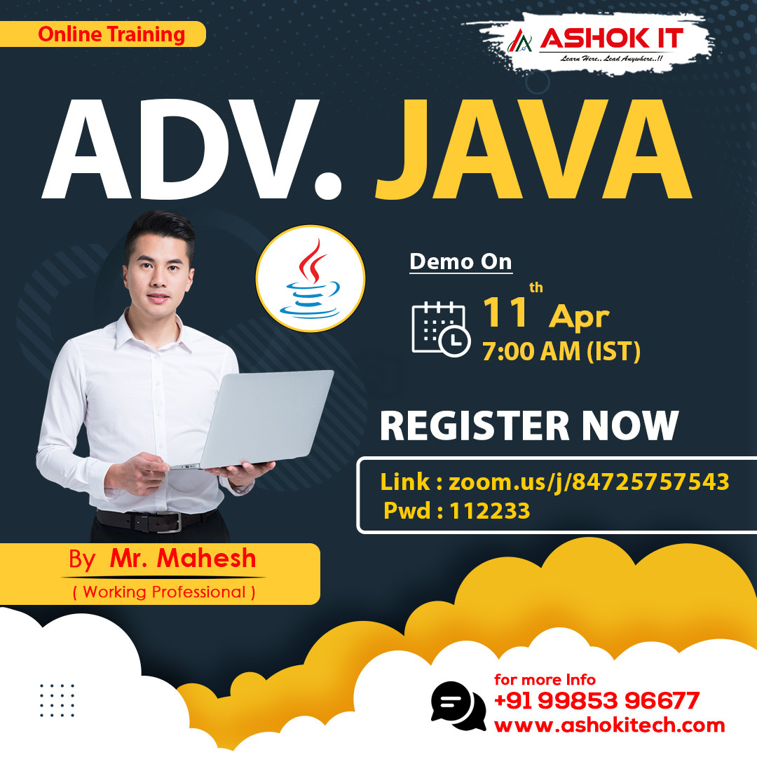 ashokitschool's tweet image. 🛑Advanced Java 🛑

✍️ Enroll Now : bit.ly/3t14Ynt

👉 Free Demo On 11th-April @ 07:00 AM IST

👉 Follow Our Whatsapp Channel : bit.ly/4565QED

#javafullstackdevelopercourse #java #javafullstacdevelopmentcourse #coding #programming #classroomtraining #ashokit