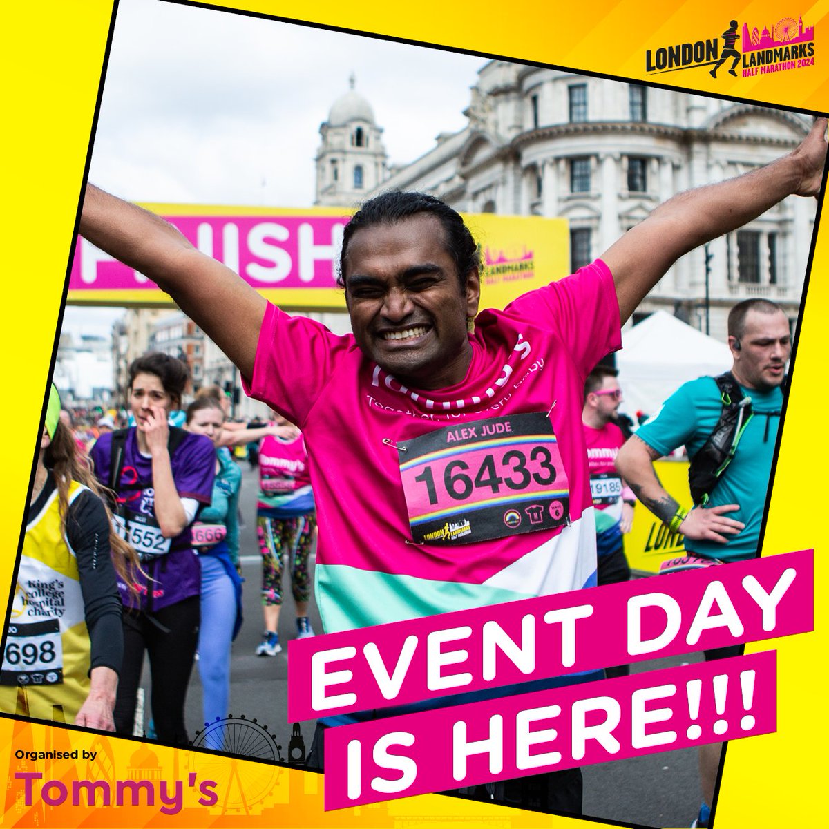 Race day is here💛 We want to wish all our LLHM runners the best of luck. The hard work is done – it’s time to put your training to the test, soak up the incredible support, and enjoy the amazing race day atmosphere! See you on the Start Line! #LLHM2024