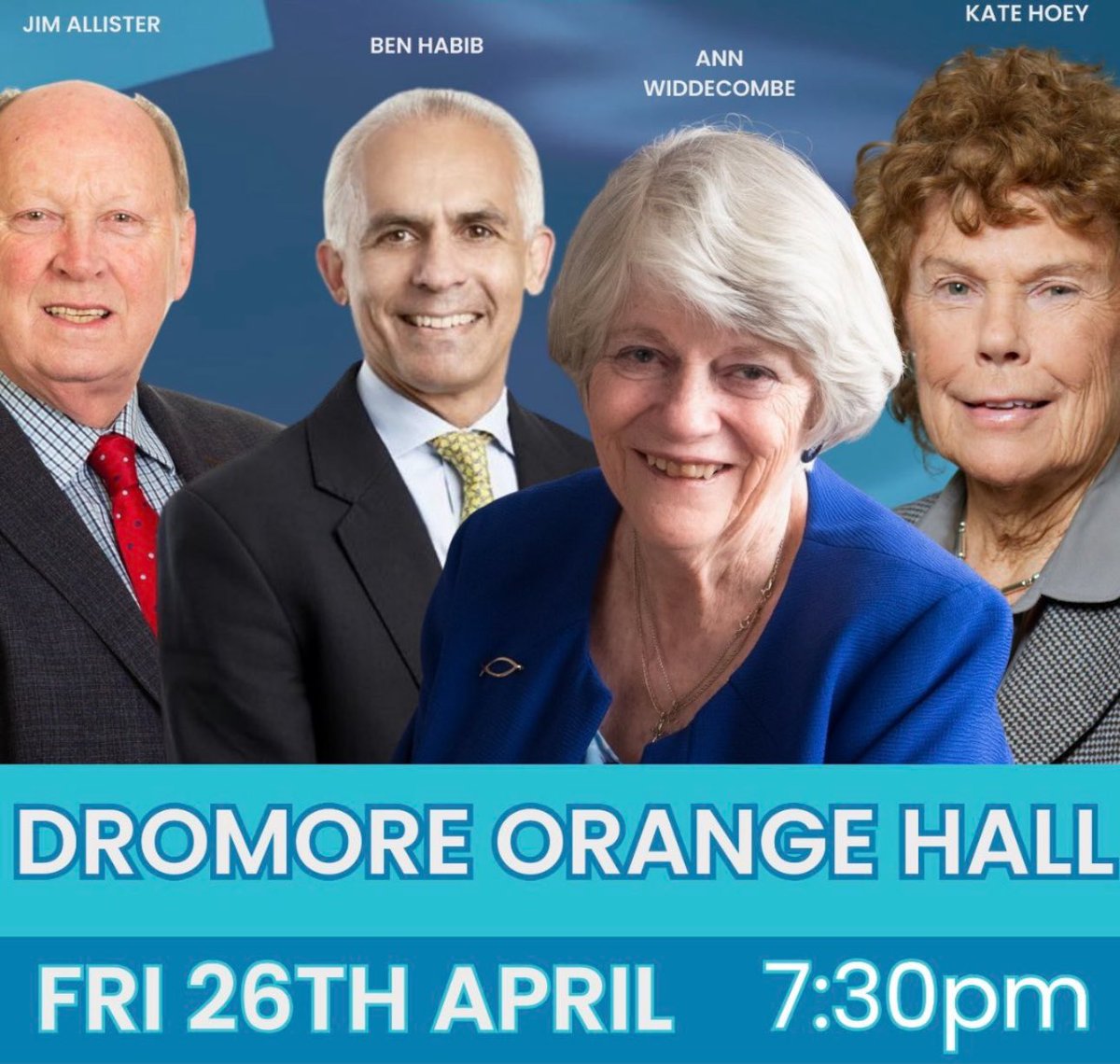 Bucks Fizz havnt aged well.

Hopefully they’ll survive until their appearance at Dromore Orange Hall on the 26th April on their 2024 Leave Your Zimmerframes at the Door Tour