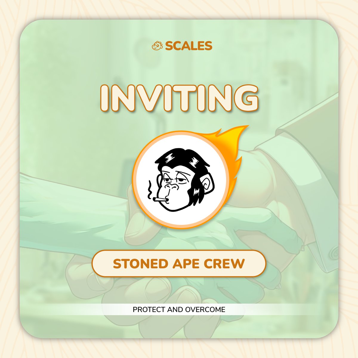 We would like to formally invite the @StonedApeCrew community to join SCALES on our ventures in wallet security💚 Join our Discord now to get Protected and secure your $SCALES airdrop