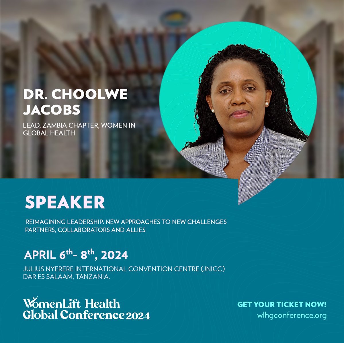 Time to Re-imagine Leadership! Join @womeninGH Zambia for an impactful time at the @WLHGConference 2024 happening now in Daresalam🇹🇿 with @JacobsNkwemu set to add voice to the largest convening of women leaders, allies and partners in Africa! Let's connect! @womenlifthealth