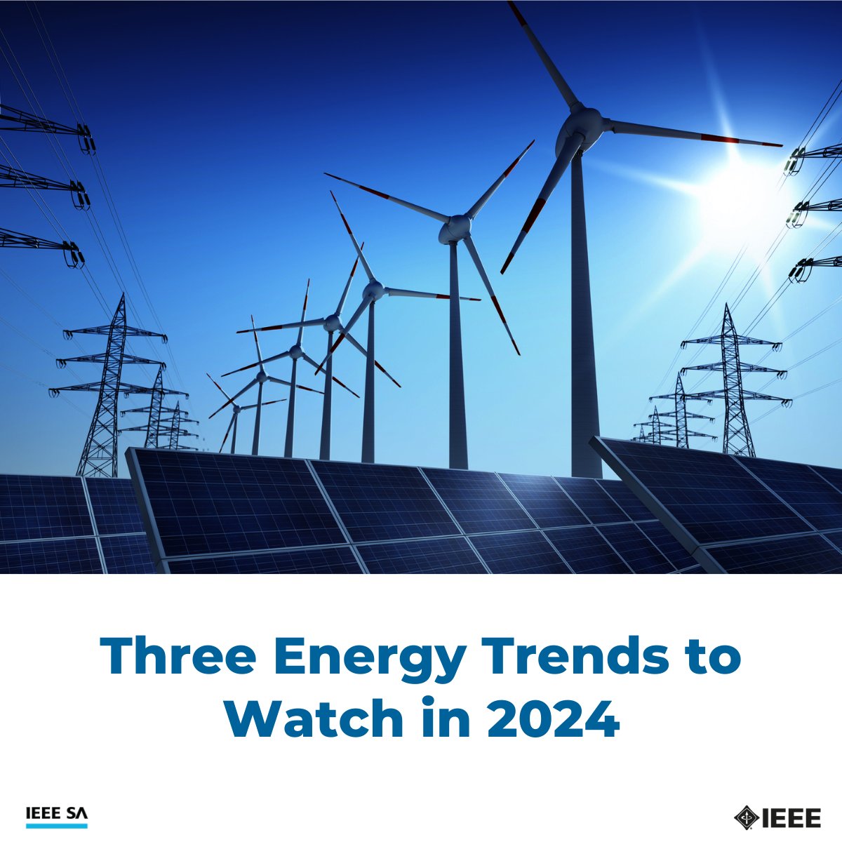 We're watching key trends shaping the energy industry’s evolution, from the integration of renewable and alternative energy sources to improvements in transmission line technology and advancements in grid resilience. ieeesa.io/3TC4r61