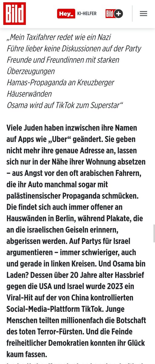 „Mein Taxifahrer redet wie ein Nazi“, „Hamas-Propaganda an Kreuzberger Häuserwänden“, „Berkeley näher an Tehran als an San Fran“, „Heute sind die größten Antisemiten alle Antirassisten, gegen Hass und für Frieden“. Die #antilopengang dichtet gegen Antisemitismus und linke