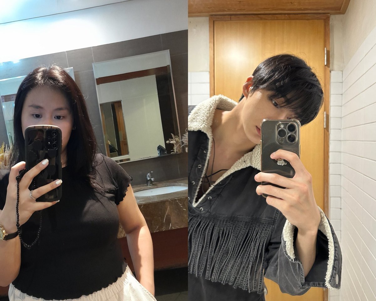 We're comparing phone cases 🖤😗🤎

[ #MBBSD #MONBEBEselcaday #MBBselcaday 
#HYUNGWON #형원 #MONSTAX #몬스타엑스 
@OfficialMonstaX @lifeishollow ]