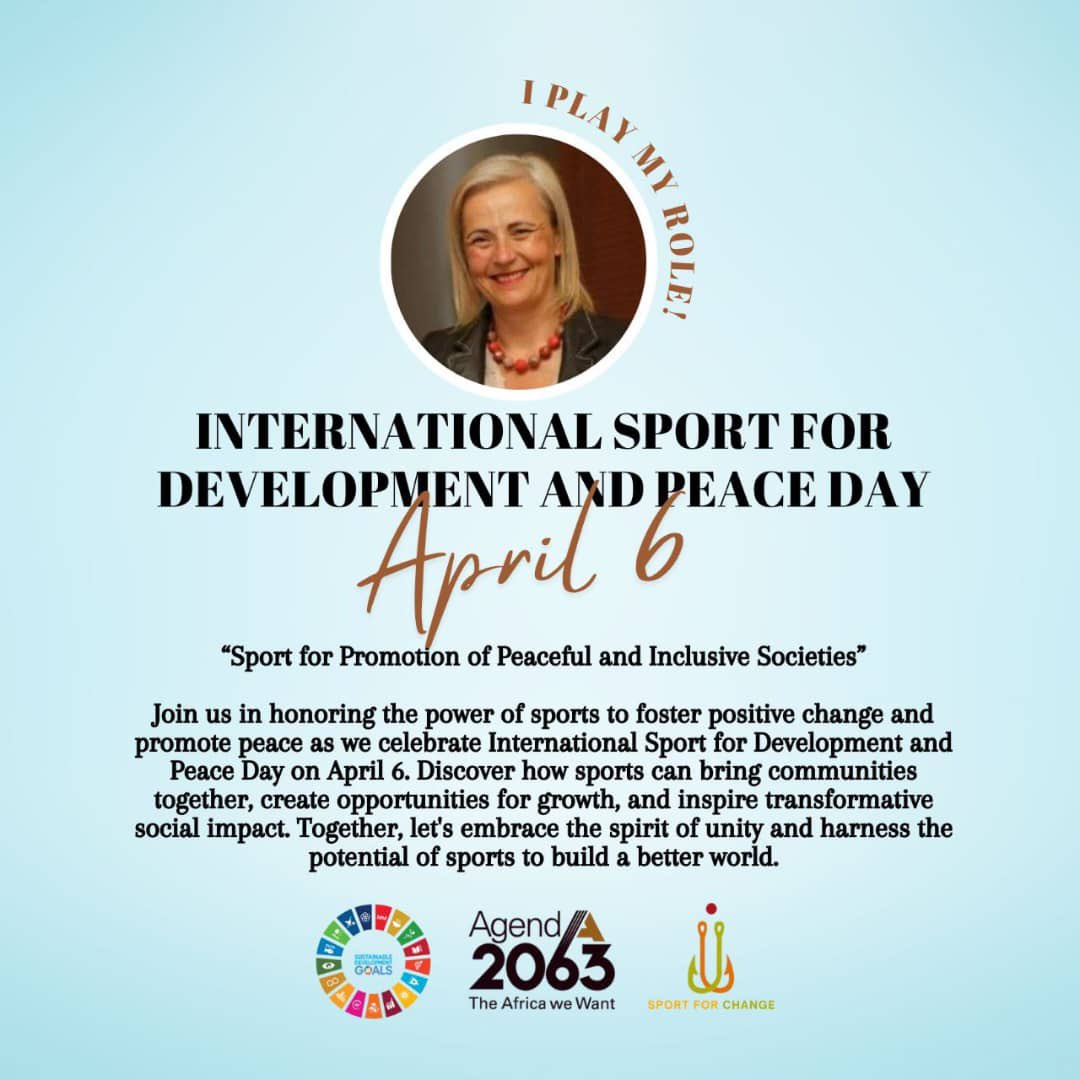On this #International Day of #Sport for Development and Peace, join us in harnessing the potential of sports to foster action for inclusive and sustainable development and peace, bringing communities together and to build a better world.