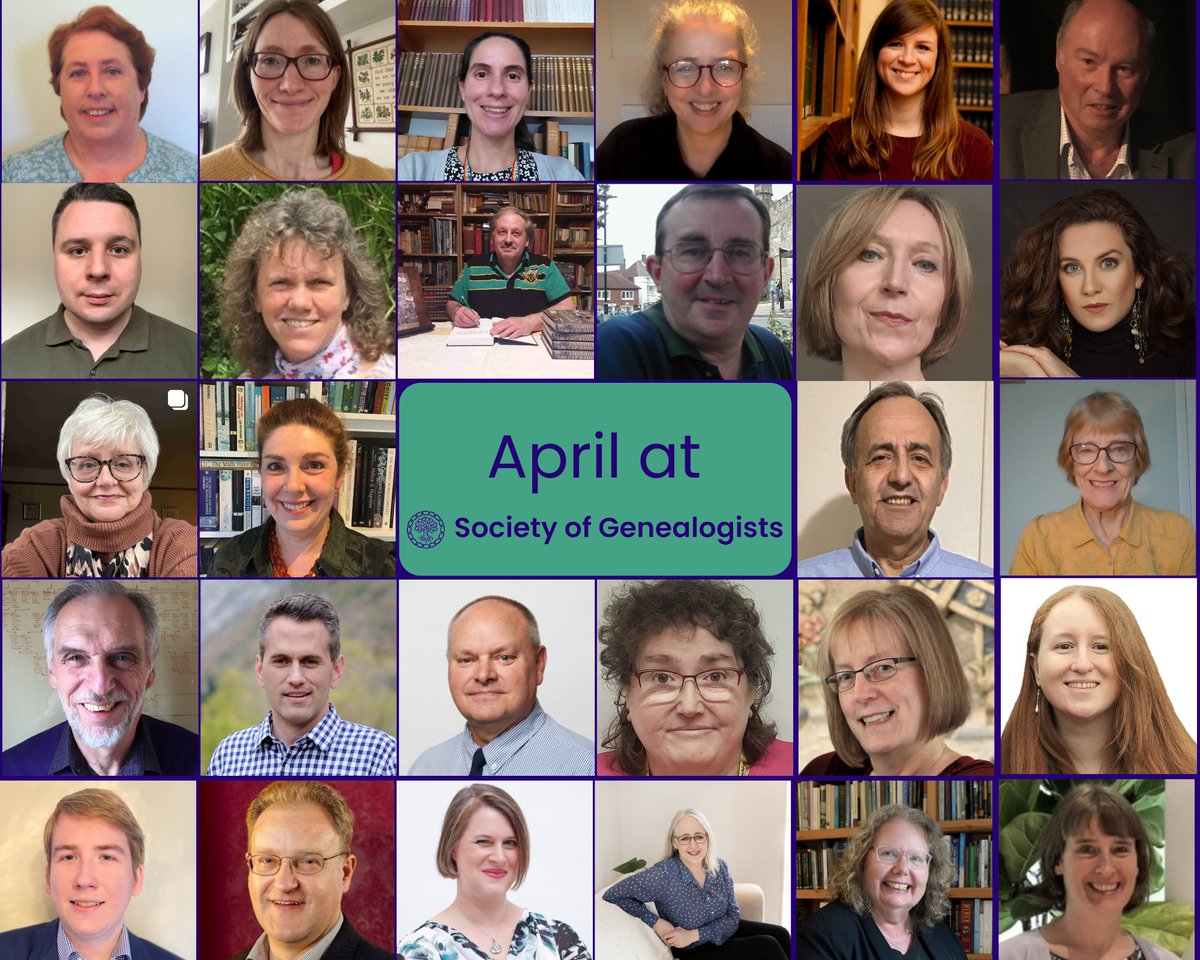 🌟 April Talks @WestSussexRO @holtsfamilyhis1 @LMHistory @SoGGenealogist @goldiemayapp @DrLauraKing @HerefordGen @JanetFew @ScientistSoph @lampallib @GenealogyLass @na_dixon @genesblog @MiaB2012 @fiona_memories @JBHist 💻 Info at tinyurl.com/yc6ba4t4