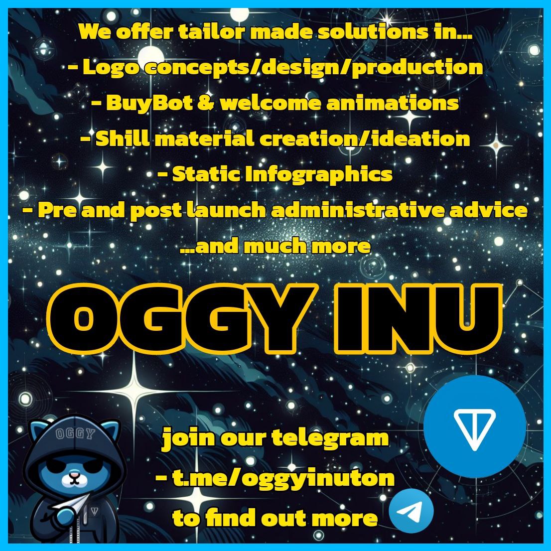 Join our telegram today to lodge your expression of interest, we can start right away!... t.me/oggyinuton

#TON $TON #oggyinuonton
