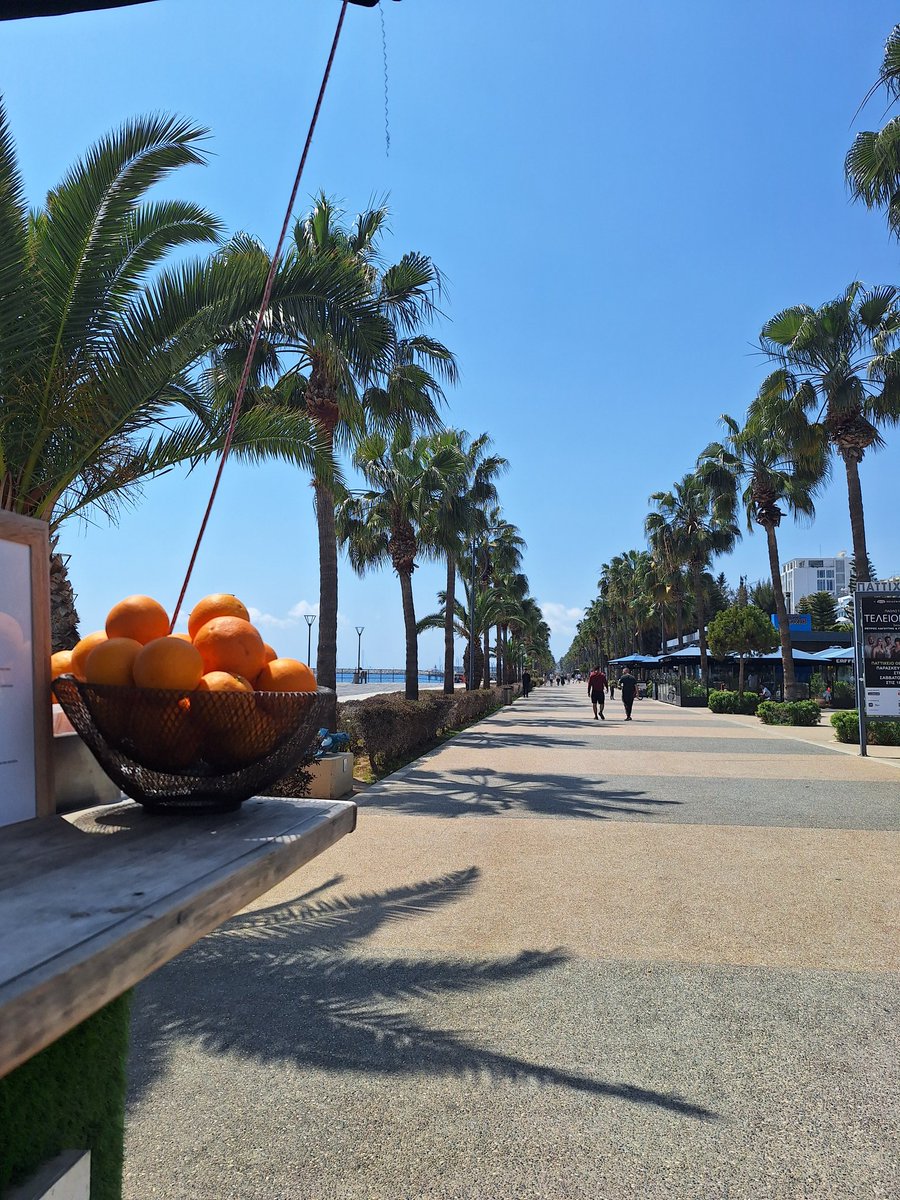 Time for a seaside walk at #Limassol! 🌴🇨🇾❤️