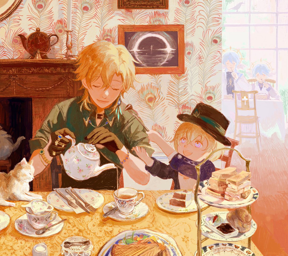 orenorenji1221's tweet photo. Daydream 
#Aventurine #SundayHSR https://t.co/hgeQXE1BOt