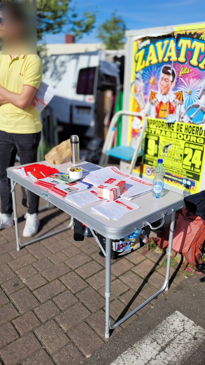 —06/04/2024—

🔴 Tablée d'information au marché de Hautepierre.

➡️ Plus de 800 tracts distribués pour la paix, contre Macron et l'union européenne.

💥🇪🇺 LE 9 JUIN : BOYCOTTONS LES ÉLECTIONS EUROPÉENNES ❗️