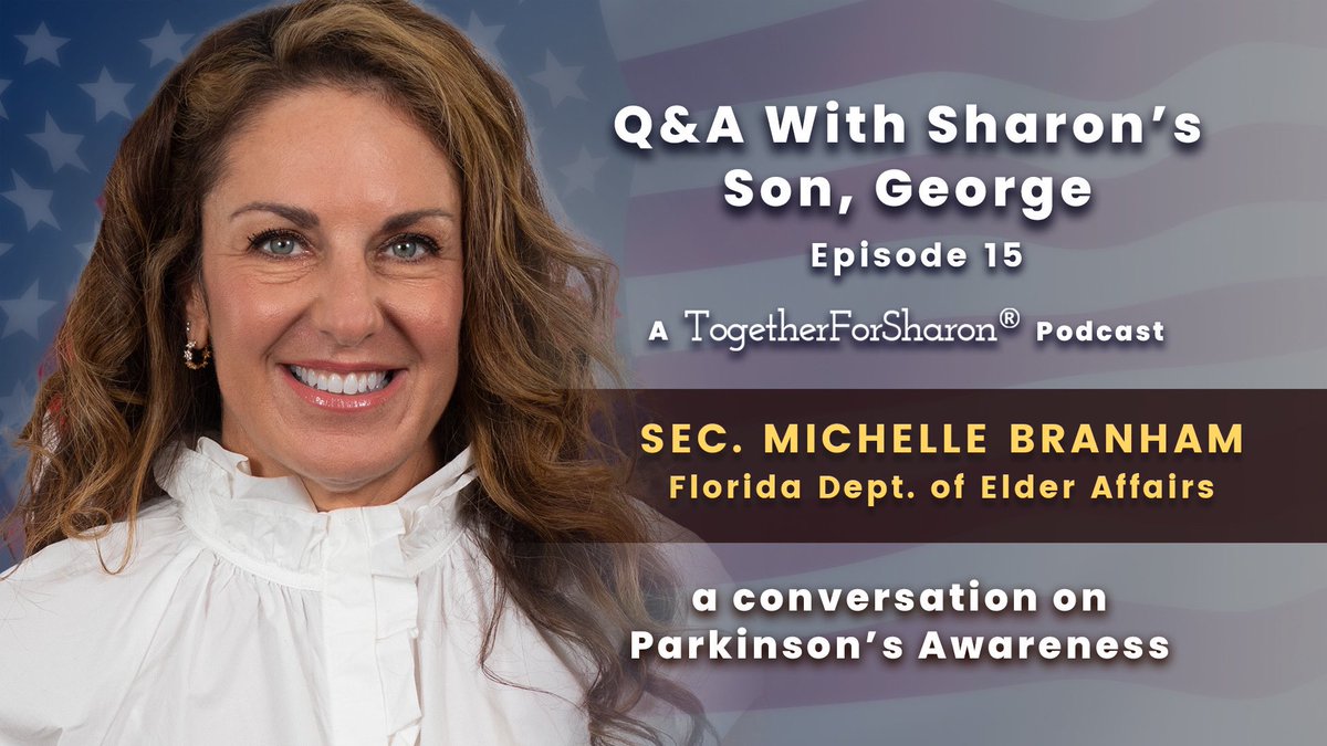 Coming soon, visit togetherforsharon.com/podcast-interv… for “Q & A with Sharon's son, George” where I interview those inside and outside of the Parkinson’s community for awareness throughout the world and to help end Parkinson’s disease. The more awareness… the closer to a cure we may be