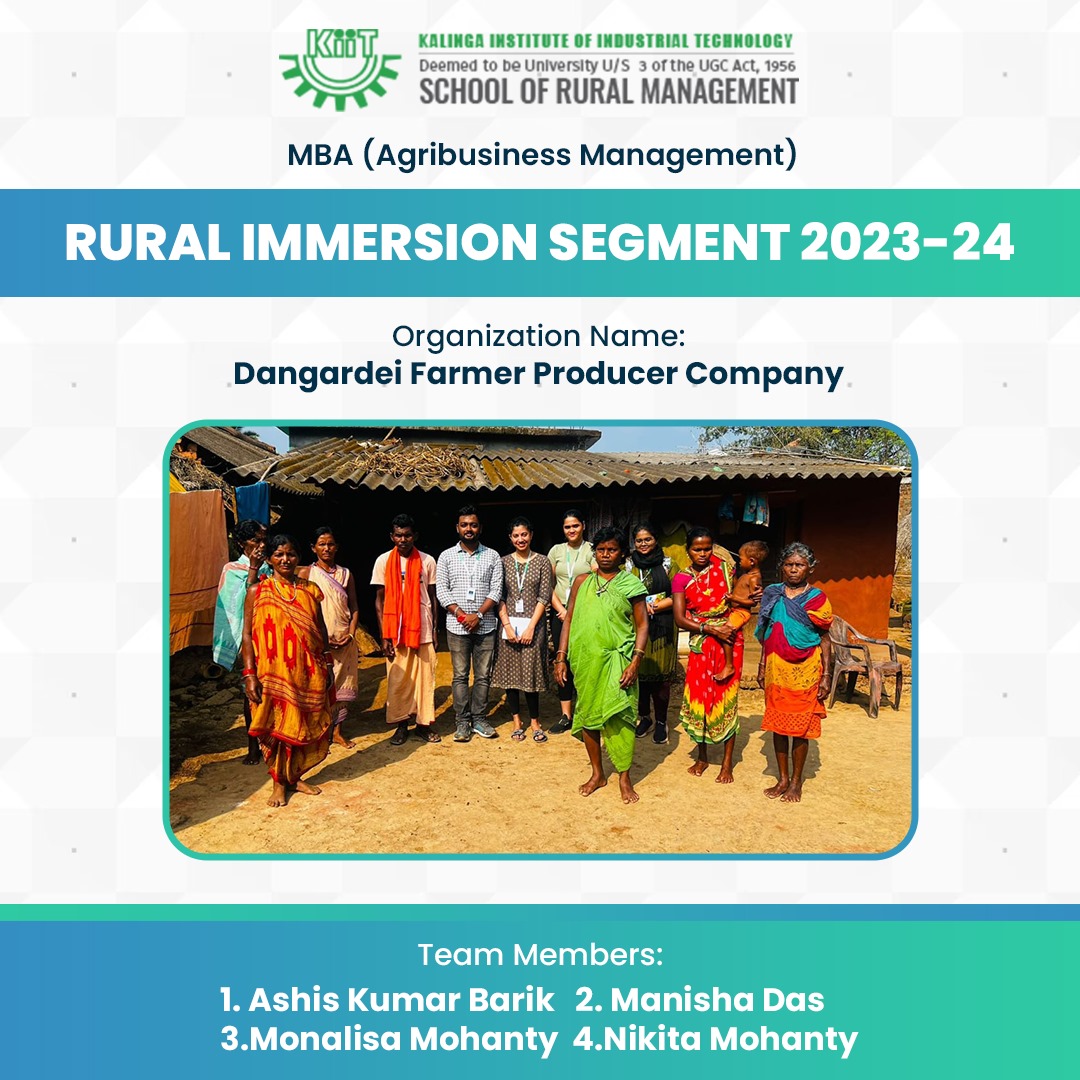 KSRM's Rural  Immersion Segment bridges the gap by providing opportunities to work with the base organization and experience a new culture through a unique combination of classroom knowledge and practical experience.

#ksrmbbsr #RuralManagement #AgriBusinessManagement