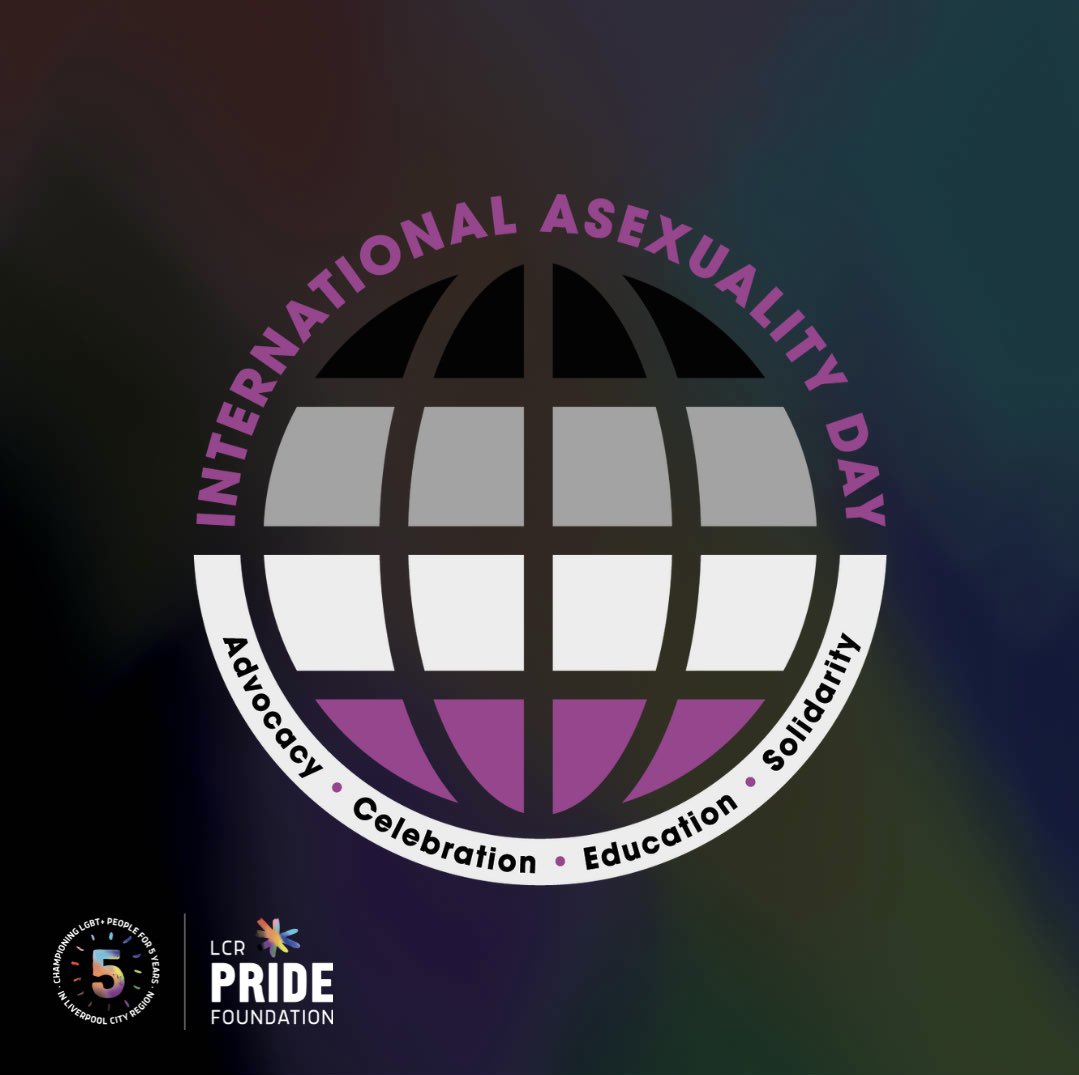 Happy International Asexuality Day 🖤🤍💜 Today, we celebrate the asexual community. Asexuality is also referred to as ‘ace’, an umbrella term that describes those who have little to no sexual attraction or desire and covers a wide spectrum. We see you, we celebrate you 🌈