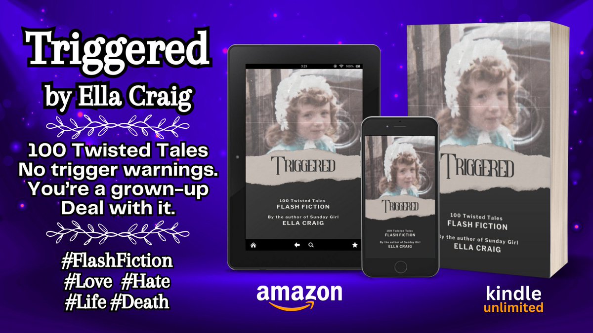 𝐓𝐫𝐢𝐠𝐠𝐞𝐫𝐞𝐝 𝐛𝐲 𝐄𝐥𝐥𝐚 𝐂𝐫𝐚𝐢𝐠 A feast of flash fiction to fill you with delight. Or despair. Buy your copy from #Amazon or read for free with #KindleUnlimited! #IARTG #MustRead #FlashFiction #BookBoost #ReadingCommunity #BooksWorthReading