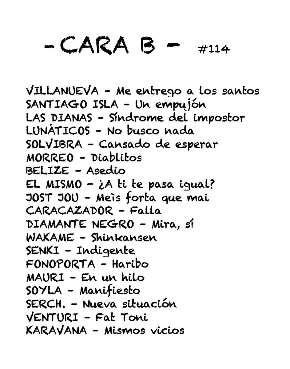 Esta semana no hubo voz pero si sesión. Las vacaciones no se interponen en tu disfrute😎

🅱️ go.ivoox.com/rf/127061395

Sonando non stop: #Villanueva #SantiagoIsla #Belize <a href="/senkioficial/">Senki</a> #Serch. <a href="/caracazador/">pablo</a> #ElMismo <a href="/JostJou/">Jost Jou</a> #Lunaticos #Solvibra y más!