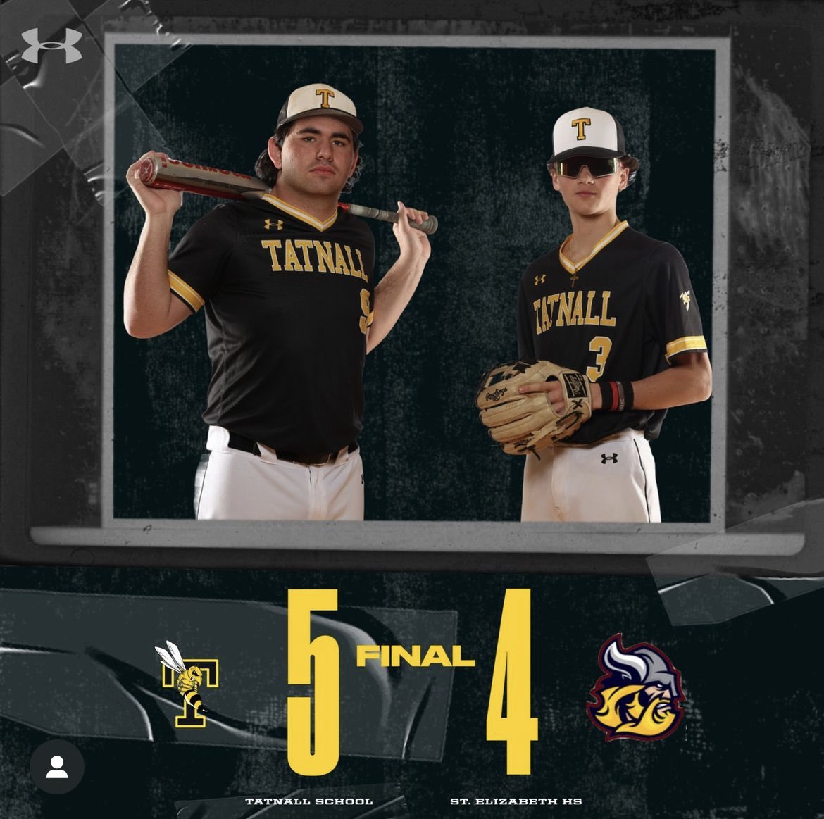 Congrats to @tatnallbaseball @DanPrimiani15 on their Win over St. E’s yesterday. Coaches first win as skipper, and what a way to start the season! Great job players and coaches! #tatnallbaseball #playball #ftg