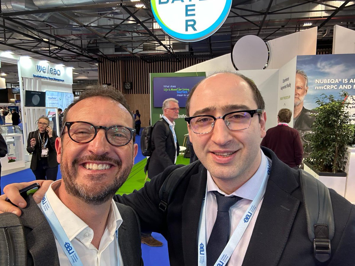 With my dear brother @dr_almeras_uro at #EAU24 With him on guard not a single stone in France will escape 😀
