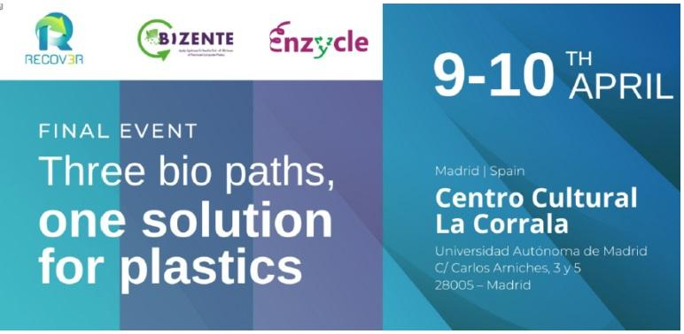 revistaide's tweet photo. Madrid, epicentro de la soluciones sostenibles al desafío de la contaminación plástica
El Centro Cultural La Corrala de Madrid acogerá el evento final "Three bio paths one solution for plastic" el 9 y 10 de abril.
https://t.co/xetXGLh1g5 https://t.co/IRytmNRrUu