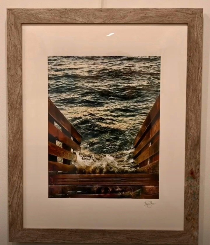 Joined an art club. 
Had some of my photos hung. 
An exciting #FirstFriday in my little town!  🖼