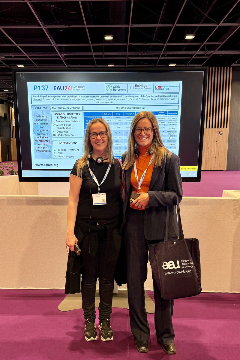 Alba Sierra del Rio (@albasierrad) on Twitter photo Sharing the results of our multicentric study in kidney trasplant gifted with lithiasis #EAU24 <a href="/Uroweb/">European Association of Urology (EAU)</a> <a href="/InfoAeu/">AEU</a> <a href="/TrasplanteAEU/">Trasplante Renal - (AEU)</a> Sharing the results of our multicentric study in kidney trasplant gifted with lithiasis #EAU24 <a href="/Uroweb/">European Association of Urology (EAU)</a> <a href="/InfoAeu/">AEU</a> <a href="/TrasplanteAEU/">Trasplante Renal - (AEU)</a>