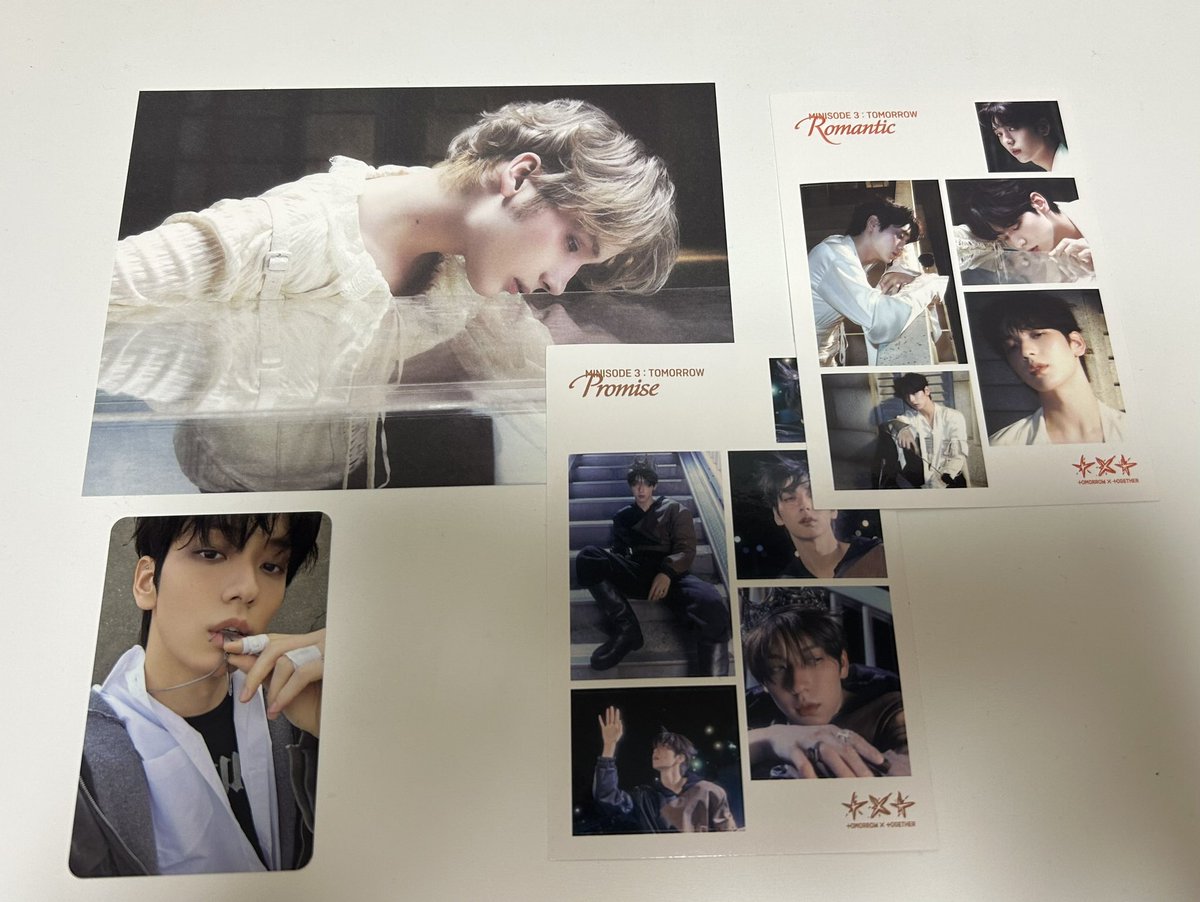 m_____tea5's tweet photo. TXT 交換

【譲】画像
【求】 1.ヨンジュン 2.ボムギュ(同異種可)

郵送希望📮
リプ、DMお待ちしております🙇‍♀️

#TXT交換　#TXT https://t.co/pSBuhAsir6