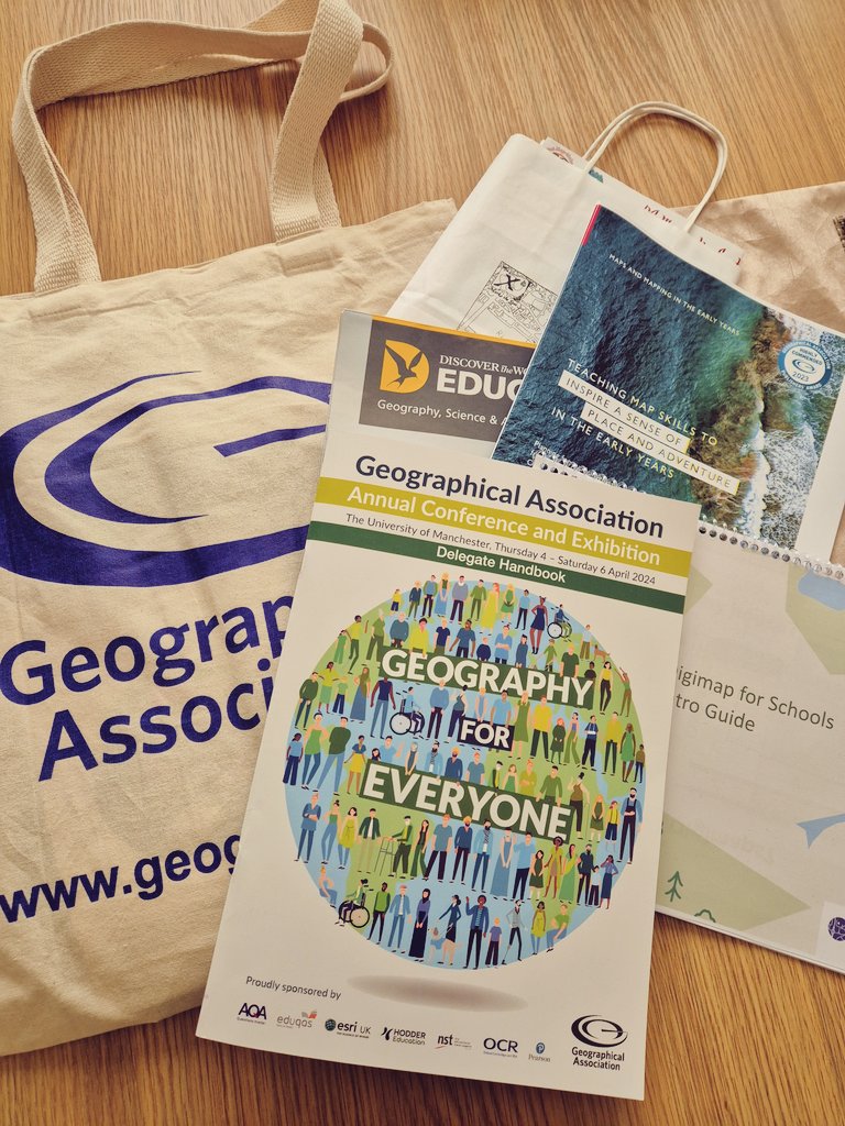 MrsSTahir's tweet photo. Attended the #GAConf24 in Manchester yesterday. It was great to get a further insight into teaching primary geography effectively! Got some useful resources to share with staff too! #geographylead #primaryphase https://t.co/7WNsIJ1OhH