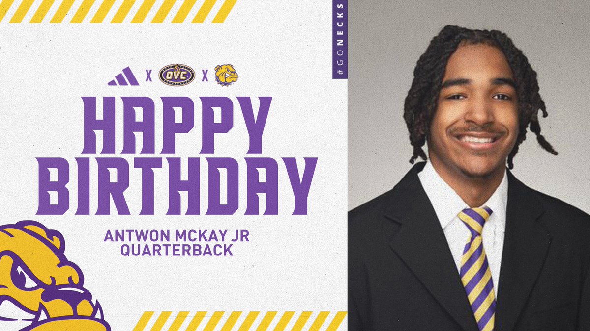 WIU Football would like to wish @AntwonMckayJr10 a very Happy Birthday! #GoNecks | #OneGoal | #ECI