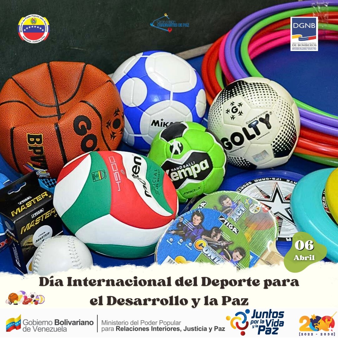 #6Abril Celebramos el Día Internacional del Deporte para el Desarrollo y la Paz, declarado así con la finalidad de concientizar a la población mundial acerca del papel fundamental del deporte en la promoción de los derechos humanos y el desarrollo económico y social de los países