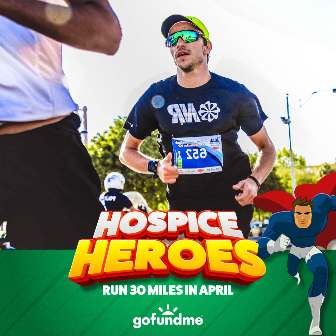 It's not too late to be a hospice hero 👀 Sign up via the link below and commit to running 30 miles over April for Acorns ♥ Start your fundraiser with a free £5 and join the challenge's Facebook group for great tips and support! bit.ly/3VJCN8H
