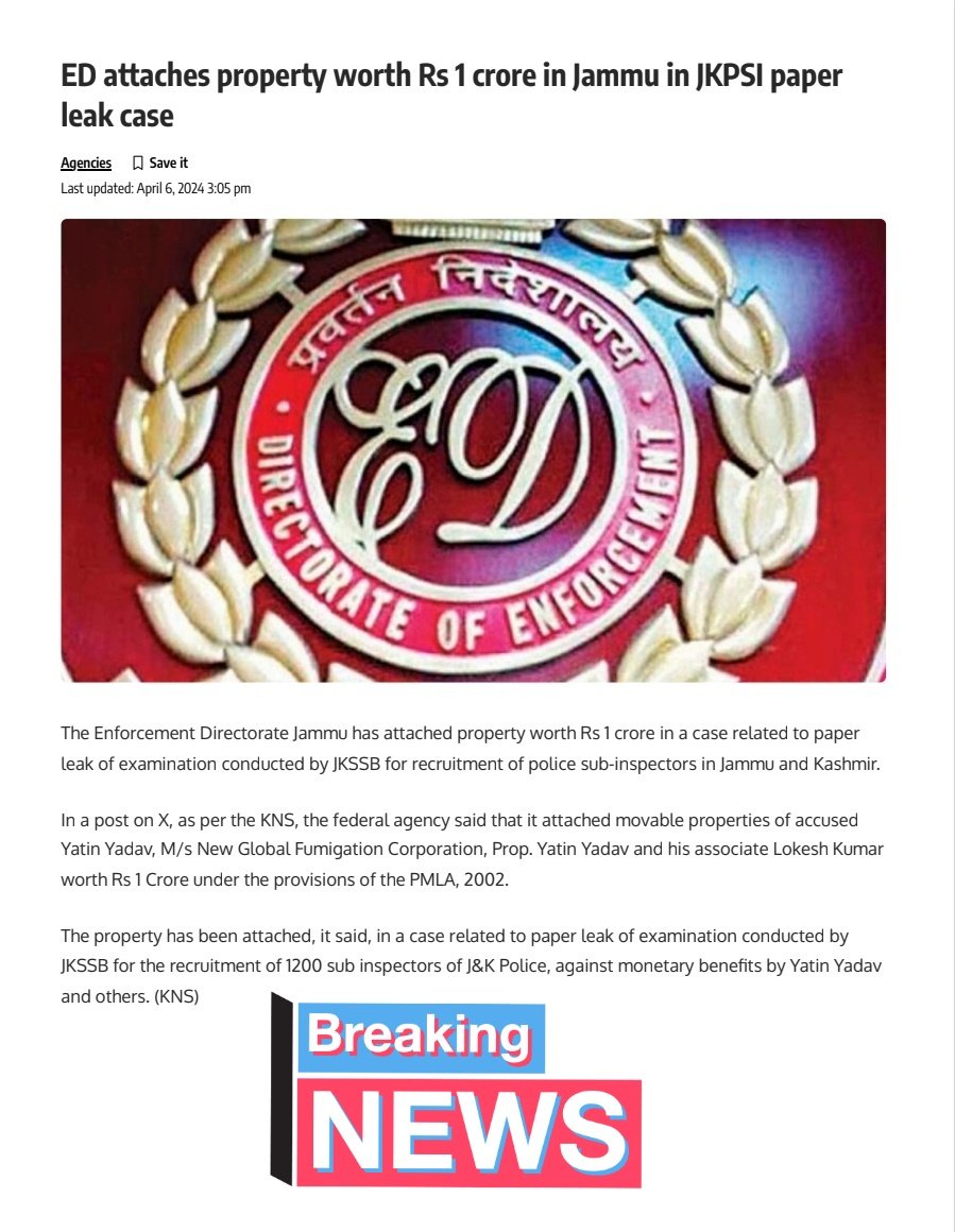 statetonejk's tweet image. Wait and watch more attachments soon.
 #Aptech also deserves similar action.
Hope soon
@AdityaVgupta @ANI @atulsudanjjsf @BJP4JnK @drgaganbhagat @MehboobaMufti @ghulamnazad @RavinderRaina @travellingdogra @AmarUjalaNews