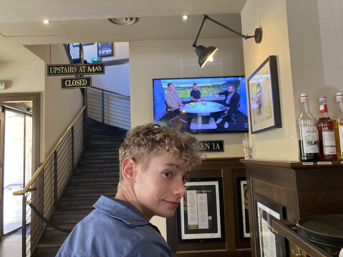 Watching the East Anglian derby at an Irish pub in Cannes, as you do! COYY!