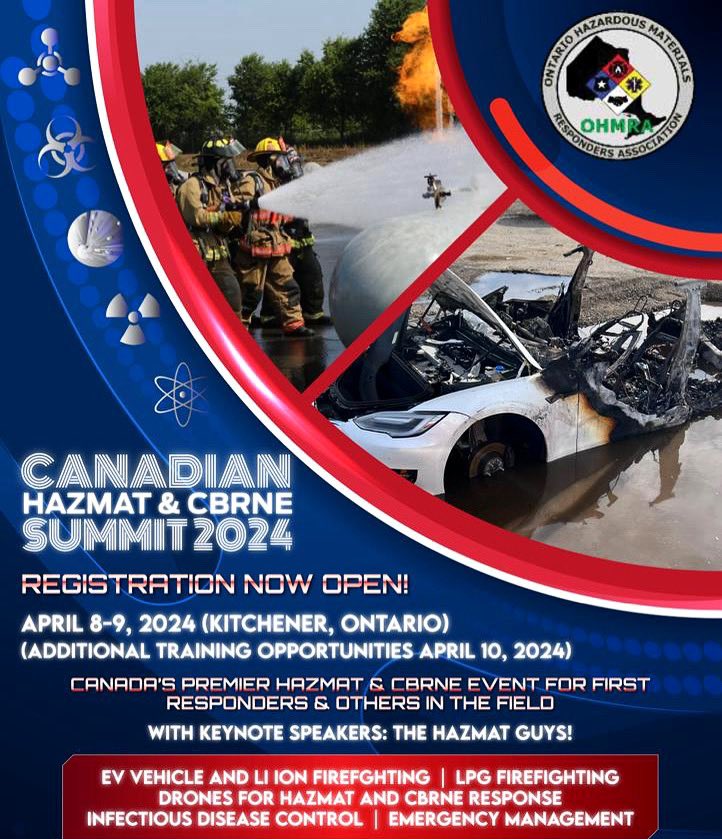 Only two more days until our SOLD OUT conference begins @ohmra! 🧪🔥#hazmat #kitchener #lithiumionbatteryfire #continuouseducation #firetraining #firefighter #hazmatnation #hazmatconference #hazmattraining 
#ohmra #firehousetraining #alwayslearning #cbrne #cbrneworld